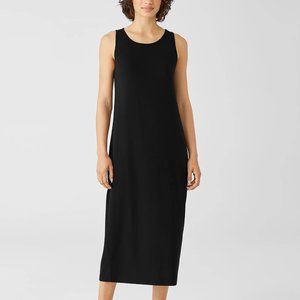 Eileen Fisher Stretch Jersey Knit Tank Dress Slim Fit, Full Length (S/P)